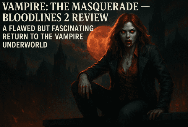 🩸 Vampire: The Masquerade — Bloodlines 2 Review: A Flawed But Fascinating Return to the Vampire Underworld
