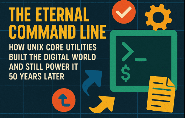 The Eternal Command Line: How Unix Core Utilities Built the Digital World and Still Power It 50 Years Later