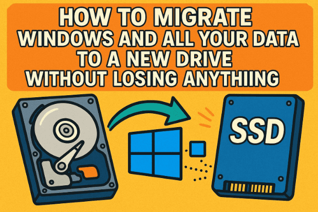 How to Migrate Windows and All Your Data to a New Drive Without Losing Anything