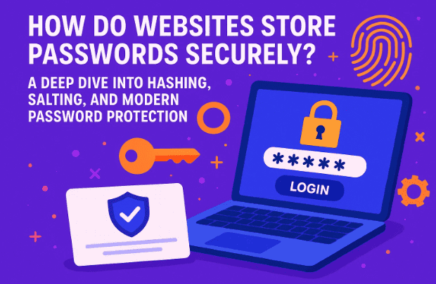 How Do Websites Store Passwords Securely? A Deep Dive into Hashing, Salting, and Modern Password Protection