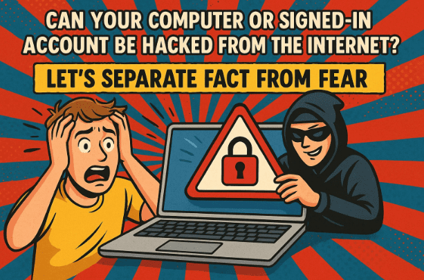 Can Your Computer or Signed-In Account Be Hacked from the Internet? Let’s Separate Fact from Fear