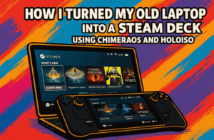 🎮 How I Turned My Old Laptop into a Steam Deck Using ChimeraOS and HoloISO