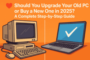 💻 Should You Upgrade Your Old PC or Buy a New One in 2025? A Complete Step-by-Step Guide
