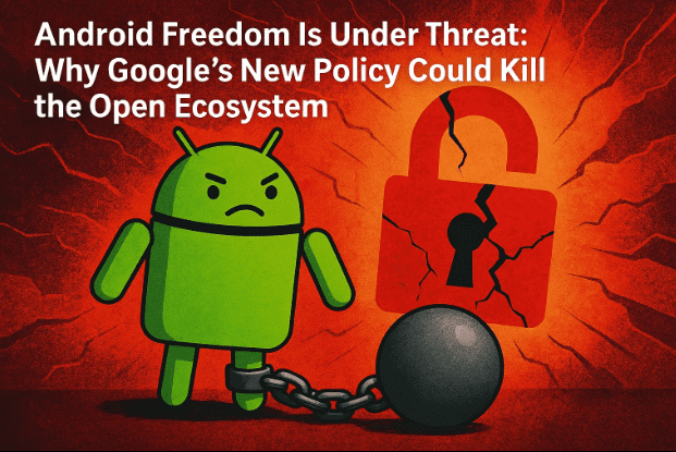 📱 Android Freedom Is Under Threat: Why Google’s New Policy Could Kill the Open Ecosystem