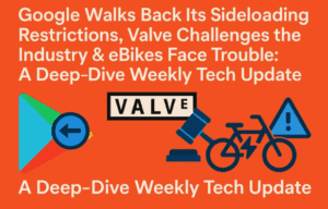 Google Walks Back Its Sideloading Restrictions, Valve Challenges the Industry & eBikes Face Trouble: A Deep-Dive Weekly Tech Update