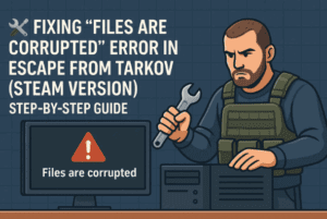 🛠️ Fixing “Files Are Corrupted” Error in Escape from Tarkov (Steam Version): Step-by-Step Guide