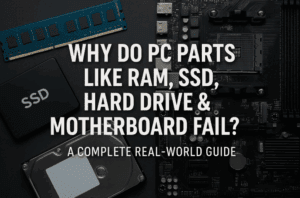 💡 Why Do PC Parts Like RAM, SSD, Hard Drive & Motherboard Fail? A Complete Real-World Guide