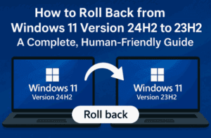 How to Roll Back from Windows 11 Version 24H2 to 23H2: A Complete, Human-Friendly Guide