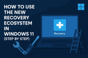 🪜 How to Use the New Recovery Ecosystem in Windows 11 (Step by Step)