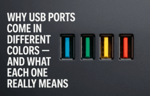 Why USB Ports Come in Different Colors — And What Each One Really Means