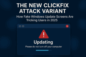 The New ClickFix Attack Variant: How Fake Windows Update Screens Are Tricking Users in 2025
