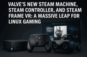 Valve’s New Steam Machine, Steam Controller, and Steam Frame VR: A Massive Leap for Linux Gaming
