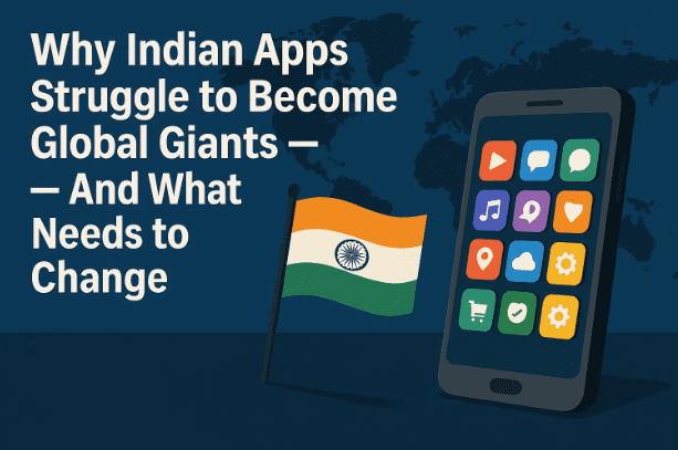 Why Indian Apps Struggle to Become Global Giants — And What Needs to Change