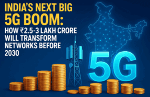 India’s Next Big 5G Boom: How ₹2.5–3 Lakh Crore Will Transform Networks Before 2030