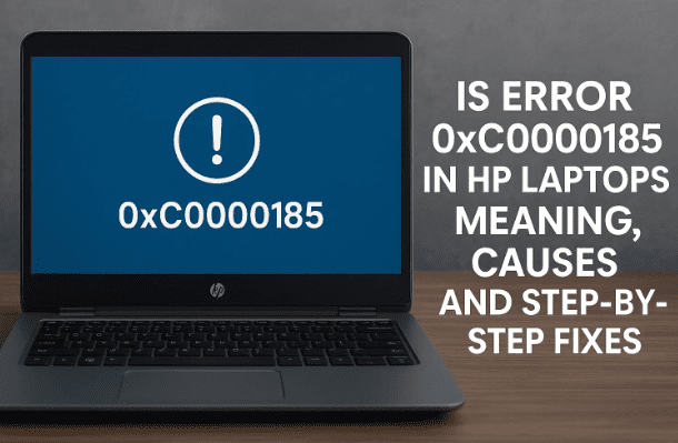 Fix HP Laptop Error Code 0xC0000185 – Meaning, Causes & Step-By-Step Solutions