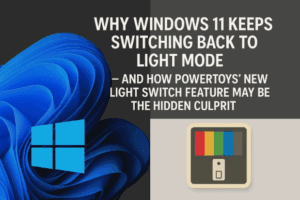 Why Windows 11 Keeps Switching Back to Light Mode — And How PowerToys’ New Light Switch Feature May Be the Hidden Culprit