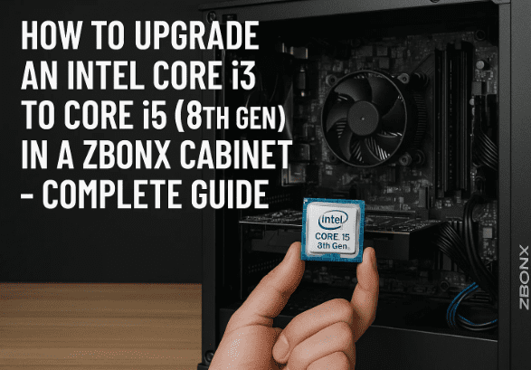 How to Upgrade an Intel Core i3 to Core i5 (8th Gen) in a ZBonx Cabinet – Complete Guide