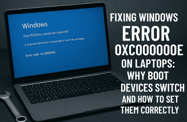 Fixing Windows Error 0xc000000e on Laptops: Why Boot Devices Switch and How to Set Them Correctly