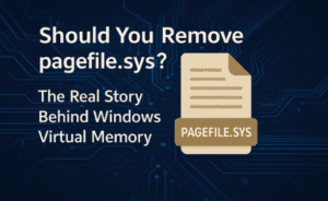 Should You Remove pagefile.sys? The Real Story Behind Windows Virtual Memory