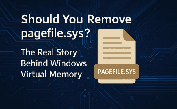 Should You Remove pagefile.sys? The Real Story Behind Windows Virtual Memory
