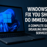 Windows 11 Fix You Should Do Immediately - A Complete Guide to Disabling Irritating Services