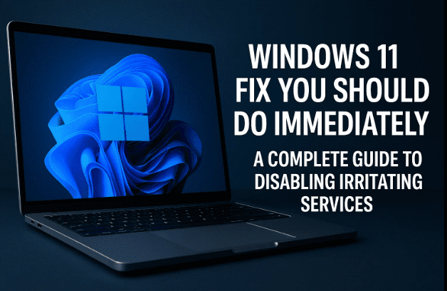Windows 11 Fix You Should Do Immediately - A Complete Guide to Disabling Irritating Services