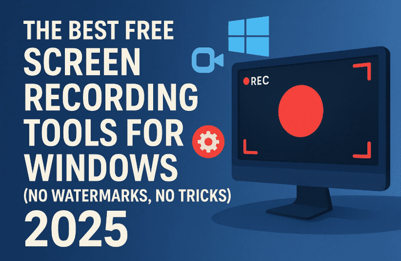 The Best Free Screen Recording Tools for Windows in 2025 (No Watermarks, No Tricks)