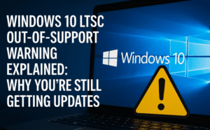Windows 10 LTSC Out-of-Support Warning Explained: Why You’re Still Getting Updates