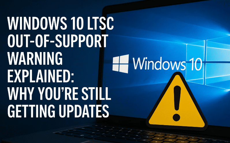 Windows 10 LTSC Out-of-Support Warning Explained: Why You’re Still Getting Updates