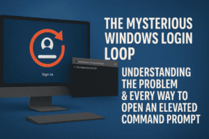The Mysterious Windows Login Loop: Understanding the Problem & Every Way to Open an Elevated Command Prompt