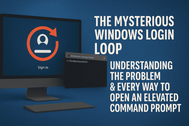 The Mysterious Windows Login Loop: Understanding the Problem & Every Way to Open an Elevated Command Prompt