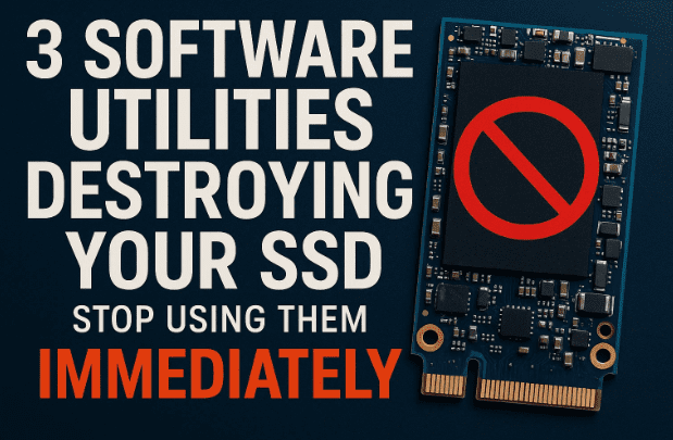 3 Software Utilities Destroying Your SSD – Stop Using Them Immediately