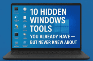 10 Hidden Windows Tools You Already Have — But Never Knew About