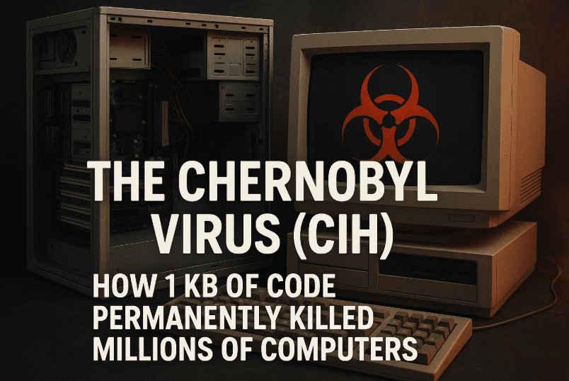 The Chernobyl Virus (CIH): How 1 KB of Code Permanently Killed Millions of Computers