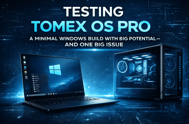Testing Tomex OS Pro: A Minimal Windows Build With Big Potential—and One Big Issue