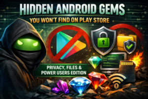 🔐 Hidden Android Gems You Won’t Find on Play Store (Privacy, Files & Power Users Edition)